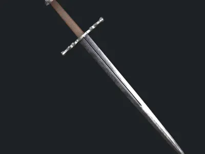 Sword asset Low-poly 3D model purchase