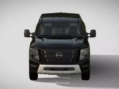 2024 Titan XD Pickup Truck 3D Model  High Detail  PBR 3D model