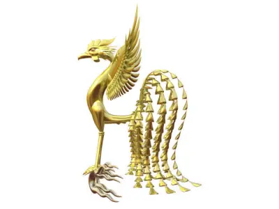 phenix golden phoenix 3D model