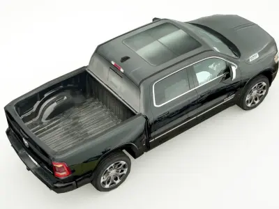 Dodge Ram 1500 2023 Low-poly 3D model