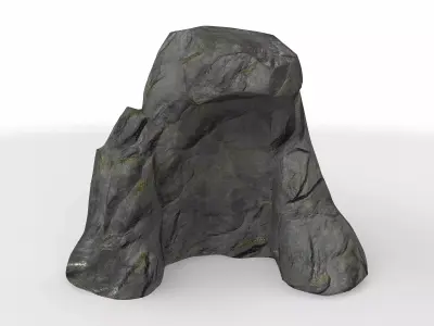  stylized large cavern 3D model