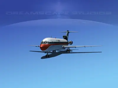 Boeing 727-200 Aero Peru 3D model