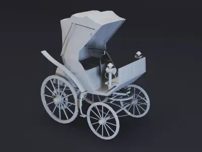 8- Classic Cars- High detail 3d models- Vol 02 Low-poly 3D model