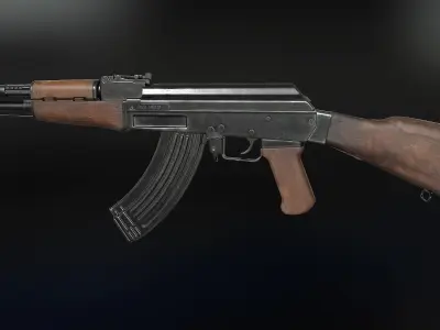AK-47 Low-poly 3D model buy