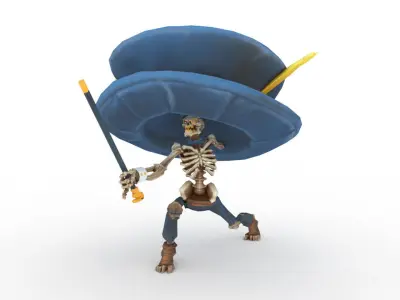 Skeleton 3D model