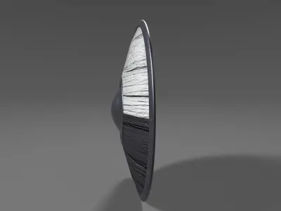 Viking Shield 2 Low-poly 3D model