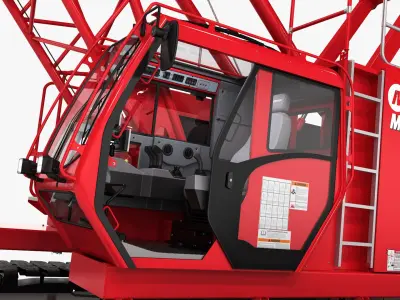 Manitowoc MLC100-1 Crawler Crane 3D model