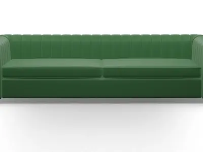 Green fabric Sofa  3D model