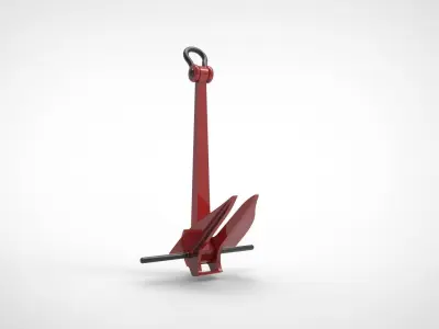 Danforth Anchor 3D model