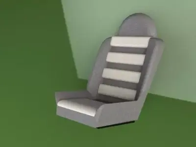 Car seat Free 3D model Polygon mesh