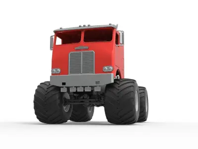 Destroyer 1 monster truck Scale 1 to 25 3D print model