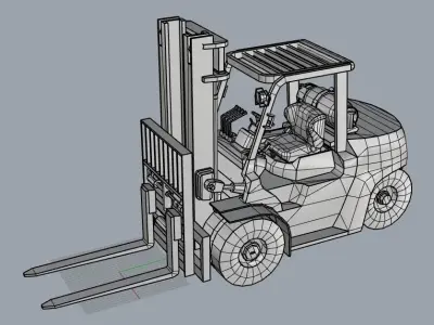 Forklift Free 3D model