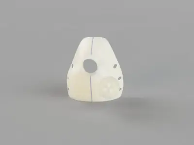 Mascherina-COVID-19 plastic mask Free 3D print model