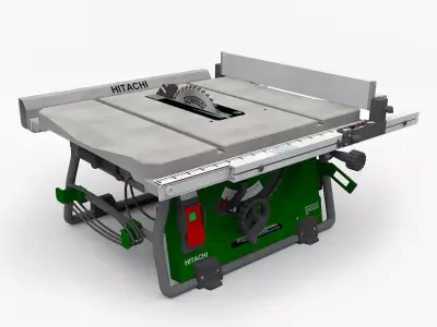 Table Saw Hitachi 3D model