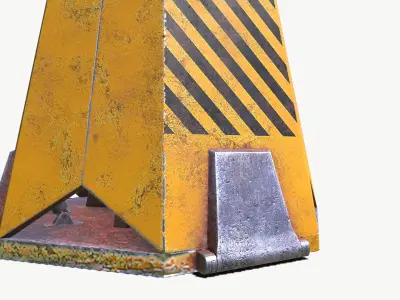  cone barrel Low-poly 3D model