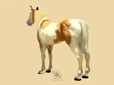 Horse 3D model 2