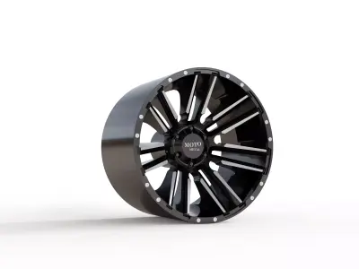 MOTO METAL RAZOR WHEEL 3D MODEL 3D model