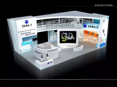 Exhibition - Area - 9X15-3DMAX2010-03 3D model