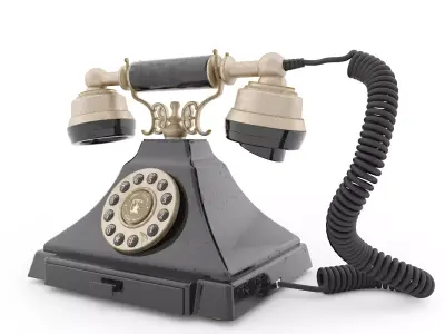 Retro Phone 3D model