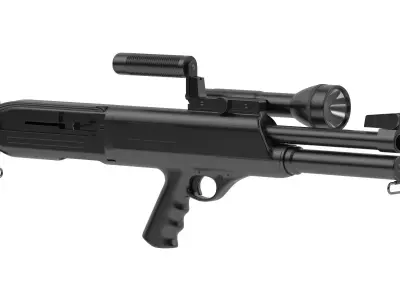 High Standard Model 10 3D model