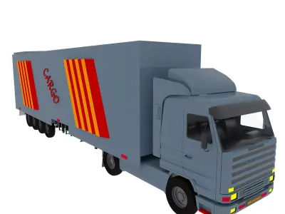 Long Truck 3D model