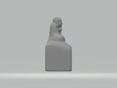 Small Monk Seal 3D print model