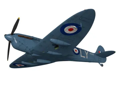 Supermarine Spitfire Mk-Ic PR 3D model