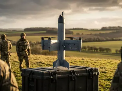 Ukrainian interceptor drone Octopus Low-poly 3D model