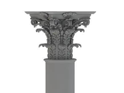 Corinthian Column  3D model