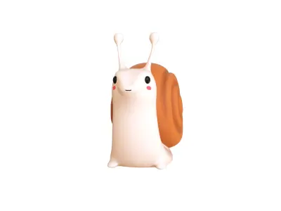 Cartoon Snail v005 - 3D Model Low Poly Low-poly 3D model
