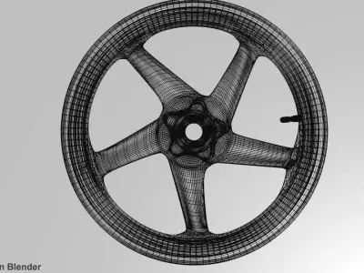 Motorcycle Sportrim type 2 3D model