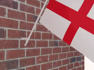 Flag of England 3D model