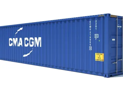 Shipping Container CMA CGM 3D model