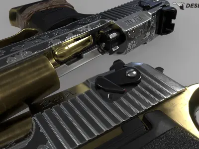 Custom Desert Eagle 3D model