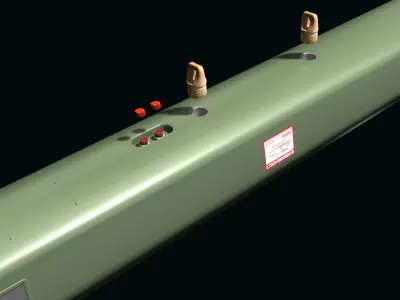 FZ220 Rocket Launcher 3D model