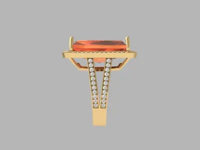 Wedding Ring  3D print model 399