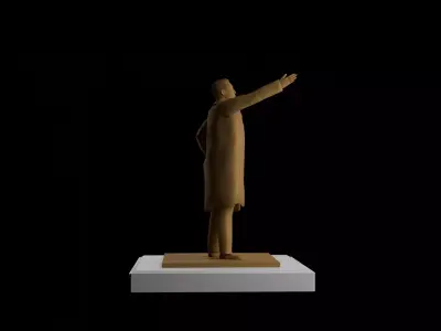 Kim Il Sung Statue aka Mansudae Grand Monument 3D model