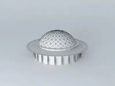 Arena 1 spaceship 3D model