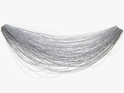 Cable Wire Web 3D model purchase