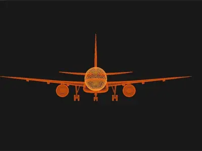 Airbus-A320 3D model 3D model