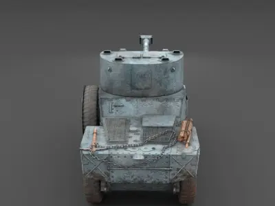 PANHARD AMD 178B  Low-poly 3D model