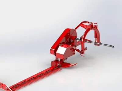 Harvester reaper Free 3D model