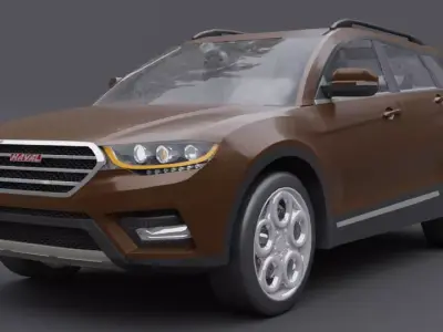 great wall GWM Haval h6 3D model