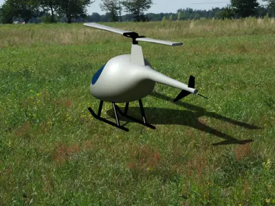 Helicopter NA 40 Bongo 3D model