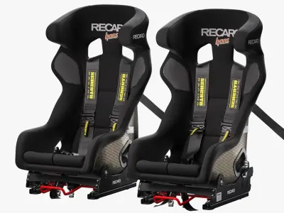 RECARO Pro Racer SPG HANS 3D model purchase