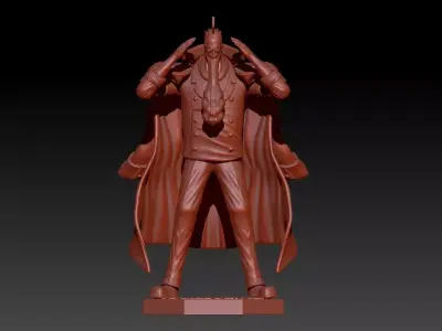 Guillotine - Marine Vice Admiral - One piece - Split part 3D print model