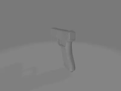 HandGun gun Free low-poly 3D model
