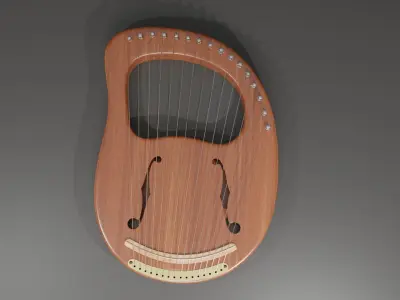 Harp 3D model