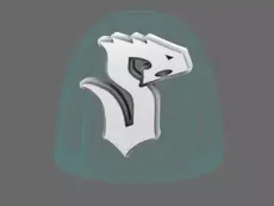 Void Serpents V10K Shoulder Symbols RIGHT 3D print model