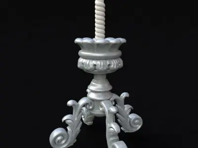 chandelier candle holder 3D model get
